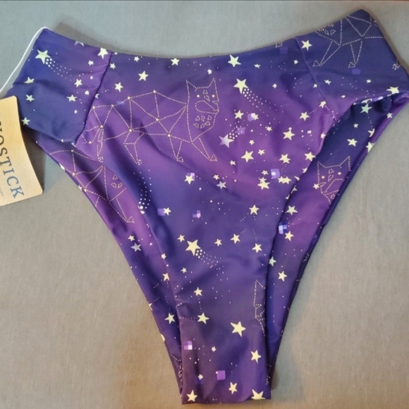 NWT 2 pc. Starry Sky/Constellations Print Bandeau Bikini - Sz. Small - Picture 4 of 6